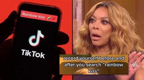 what is a rainbow kiss tiktok